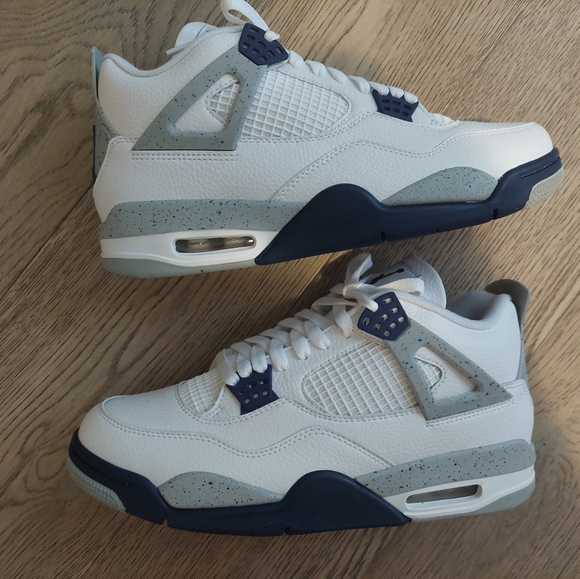 Jordan 4 Midnight Navy Size 10 Deadstock - Picture 7 of 7